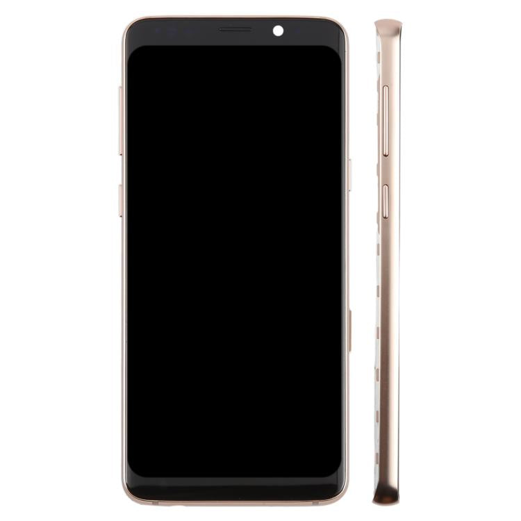 For Samsung Galaxy S9 SM-G960F 5.7 inch TFT LCD Screen Digitizer Full Assembly with Frame (Gold) - LCD Screen by buy2fix | Online Shopping UK | buy2fix