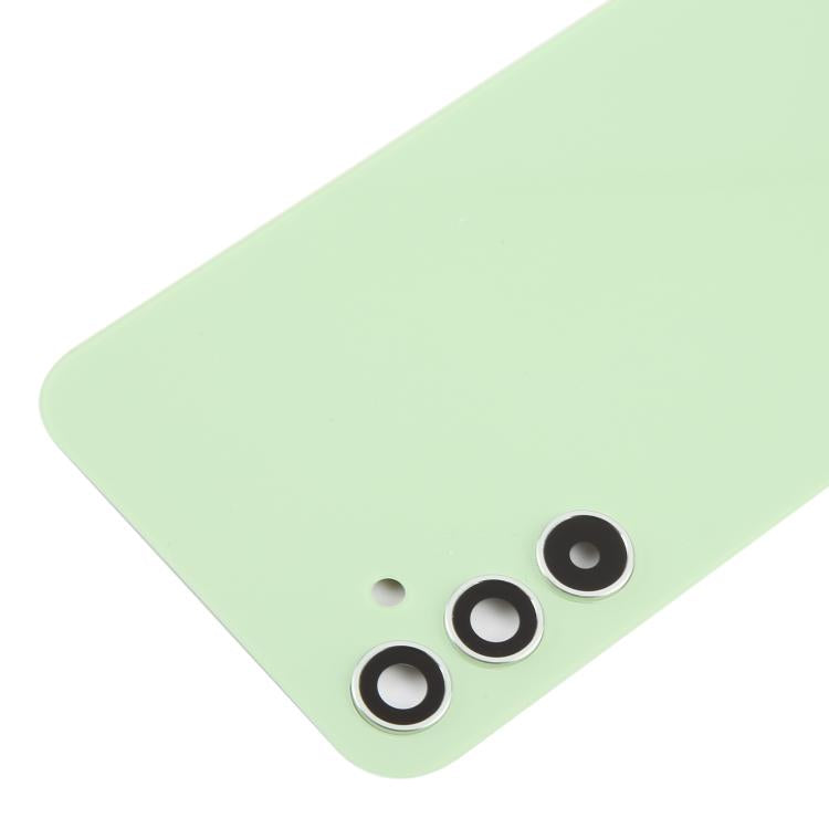 For Samsung Galaxy A34 SM-A346B Back Cover with Camera Lens Cover(Green) - Back Cover by buy2fix | Online Shopping UK | buy2fix