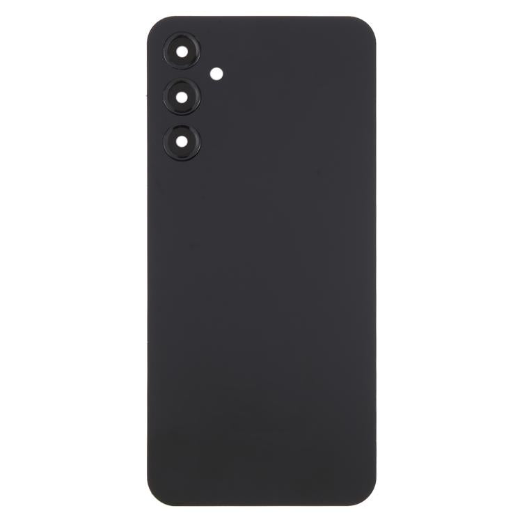 For Samsung Galaxy A24 SM-A245 Back Cover with Camera Lens Cover(Black) - Back Cover by buy2fix | Online Shopping UK | buy2fix