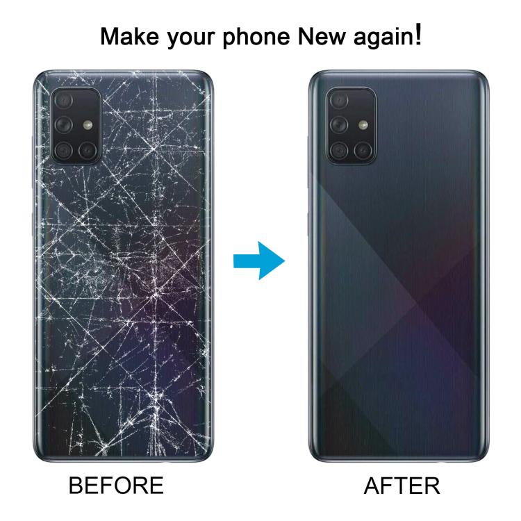 For Samsung Galaxy A71 4G SM-A715F Back Cover(White) - Back Cover by buy2fix | Online Shopping UK | buy2fix