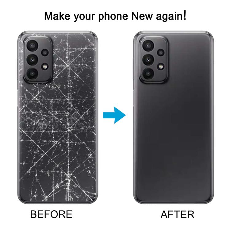 For Samsung Galaxy A23 5G SM-A236B Back Cover(White) - Back Cover by buy2fix | Online Shopping UK | buy2fix