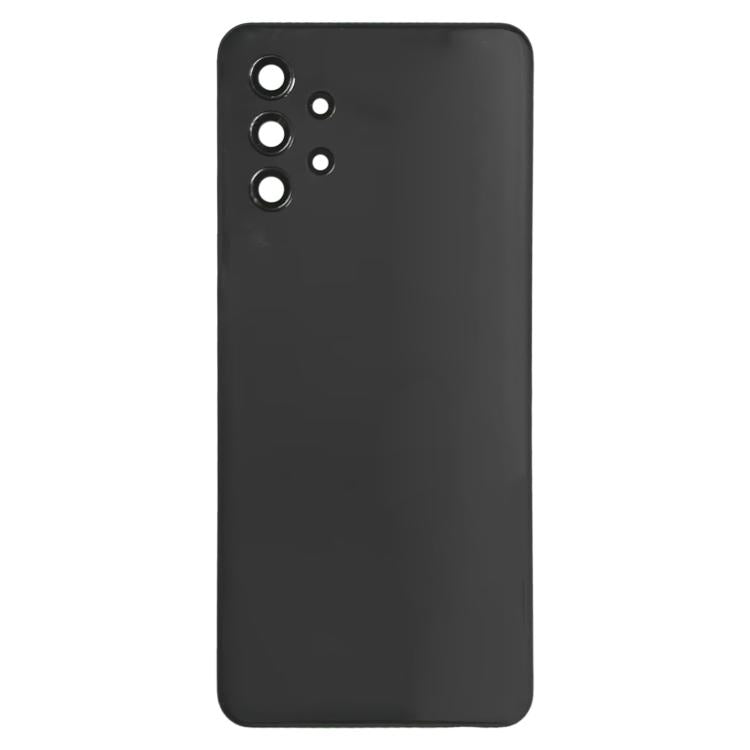 For Samsung Galaxy A32 4G SM-A325F Battery Back Cover with Camera Lens Cover(Black) - Back Cover by buy2fix | Online Shopping UK | buy2fix