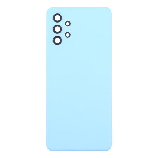 For Samsung Galaxy A32 4G SM-A325F Battery Back Cover with Camera Lens Cover(Blue) - Back Cover by buy2fix | Online Shopping UK | buy2fix