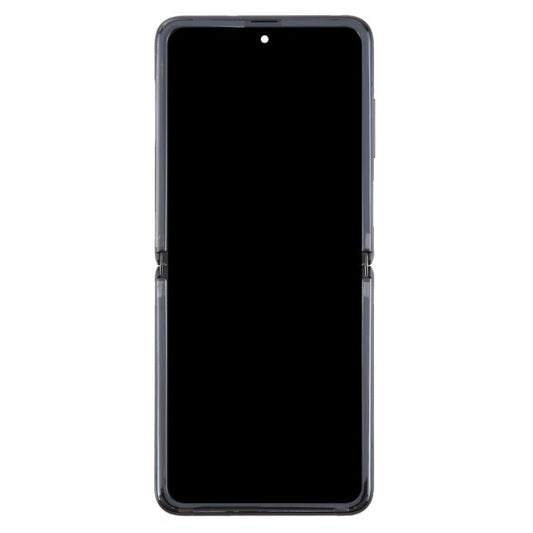 For Samsung Galaxy Z Flip SM-F700 LCD Screen Digitizer Full Assembly with Frame (Black) - LCD Screen by buy2fix | Online Shopping UK | buy2fix