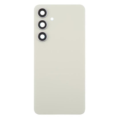 For Samsung Galaxy S24 FE SM-S721B OEM Back Cover with Camera Lens Cover(Light Yellow) -  by buy2fix | Online Shopping UK | buy2fix