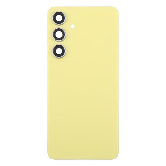For Samsung Galaxy S24 FE SM-S721B OEM Back Cover with Camera Lens Cover(Yellow) -  by buy2fix | Online Shopping UK | buy2fix