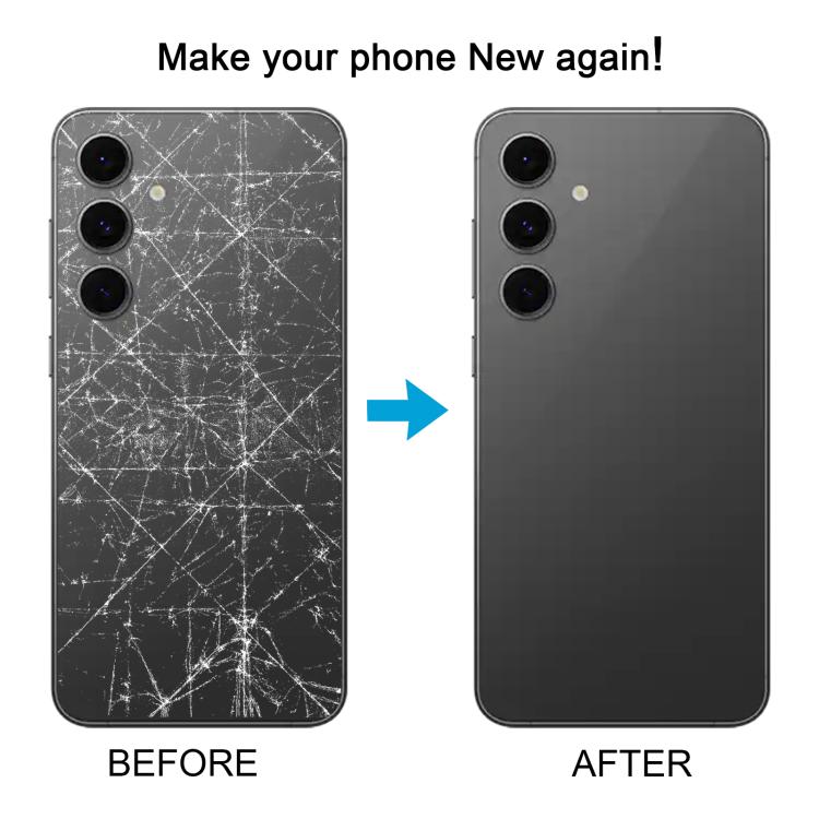 For Samsung Galaxy S24 FE SM-S721B OEM Back Cover with Camera Lens Cover(Black) -  by buy2fix | Online Shopping UK | buy2fix