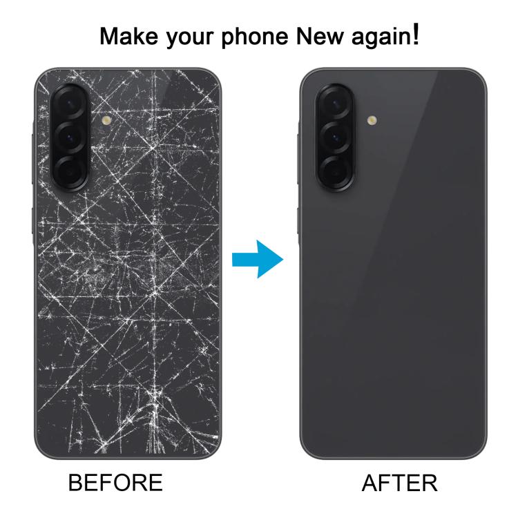 For Samsung Galaxy A36 SM-A366B OEM Back Cover with Camera Lens Cover(Blue) - Back Cover by buy2fix | Online Shopping UK | buy2fix