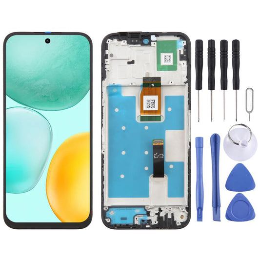 For Honor X6c Original LCD Screen Digitizer Full Assembly with Frame - LCD Screen by buy2fix | Online Shopping UK | buy2fix