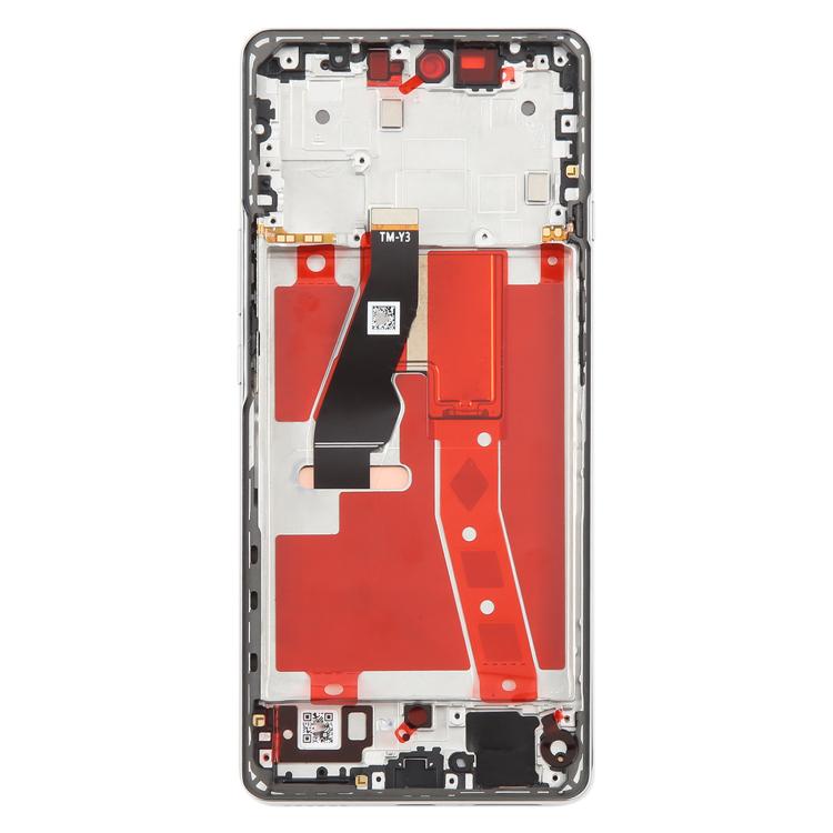 For Huawei Maimang 30 Original LCD Screen Digitizer Full Assembly with Frame (Silver) - LCD Screen by buy2fix | Online Shopping UK | buy2fix