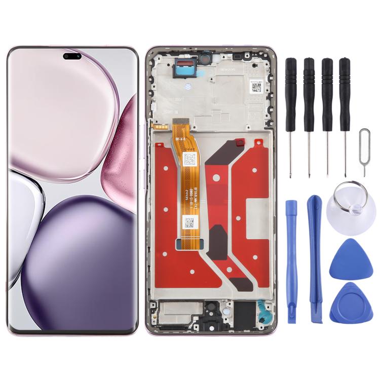 For Honor Magic7 Lite Original LCD Screen Digitizer Full Assembly with Frame (Purple) - LCD Screen by buy2fix | Online Shopping UK | buy2fix
