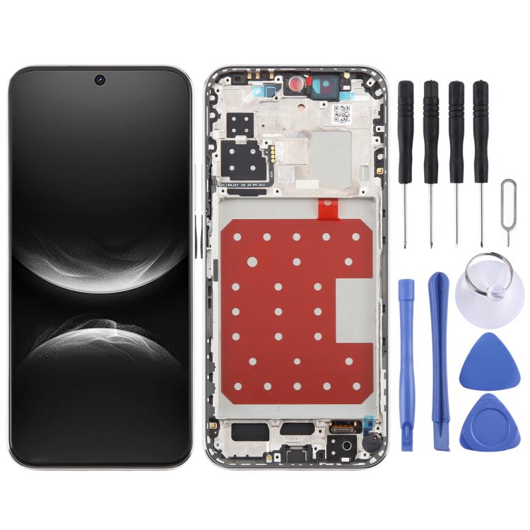 For Huawei nova 14 Original LCD Screen Digitizer Full Assembly with Frame (Silver) - LCD Screen by buy2fix | Online Shopping UK | buy2fix