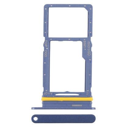 For Samsung Galaxy A17 5G SM-A176U Original SIM + Micro SD Card Tray (Blue) - Card Tray by buy2fix | Online Shopping UK | buy2fix