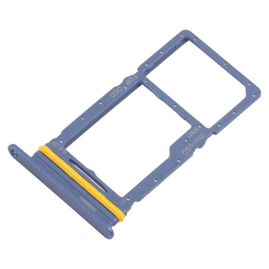 For Samsung Galaxy A17 5G SM-A176U Original SIM + Micro SD Card Tray (Blue) - Card Tray by buy2fix | Online Shopping UK | buy2fix