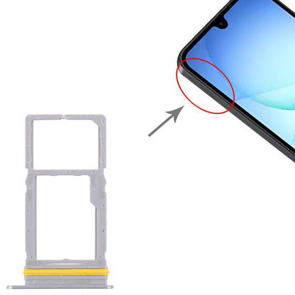 For Samsung Galaxy A17 5G SM-A176U Original SIM + Micro SD Card Tray (Silver) - Card Tray by buy2fix | Online Shopping UK | buy2fix