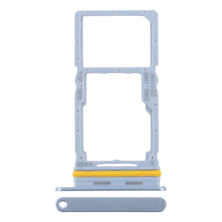 For Samsung Galaxy A17 4G SM-A175F Original SIM + SIM / Micro SD Card Tray (Blue) - Card Tray by buy2fix | Online Shopping UK | buy2fix