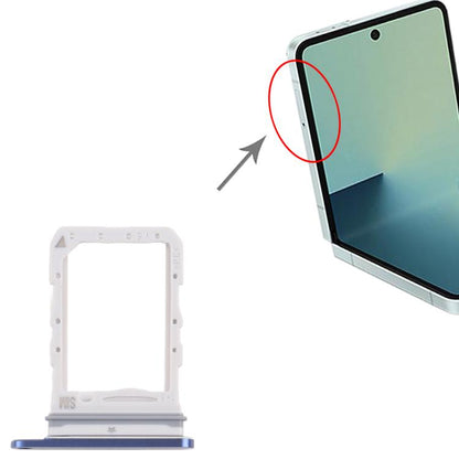 For Samsung Galaxy Z Flip7 SM-F751U Original SIM Card Tray (Blue) - Card Tray by buy2fix | Online Shopping UK | buy2fix