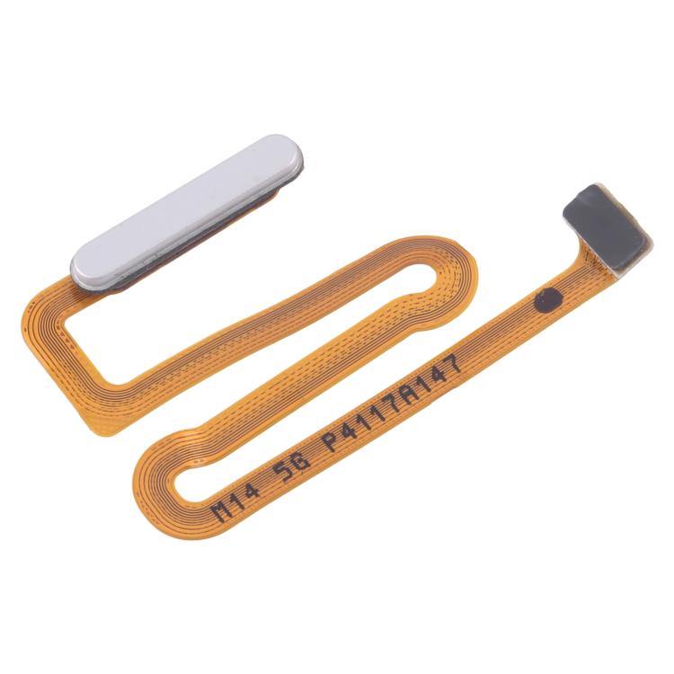 For Samsung Galaxy M14 SM-M145F Original Fingerprint Sensor Flex Cable (Silver) - Flex Cable by buy2fix | Online Shopping UK | buy2fix