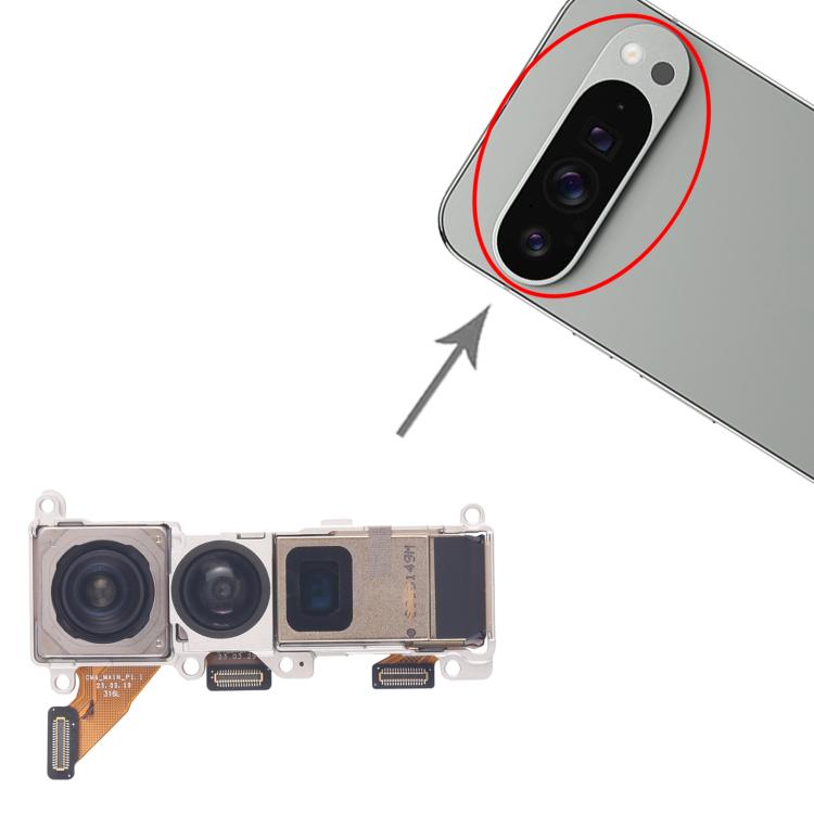 For Google Pixel 9 Pro XL Original Camera Set (Periscope + Wide + Main Camera) - Camera Parts by buy2fix | Online Shopping UK | buy2fix