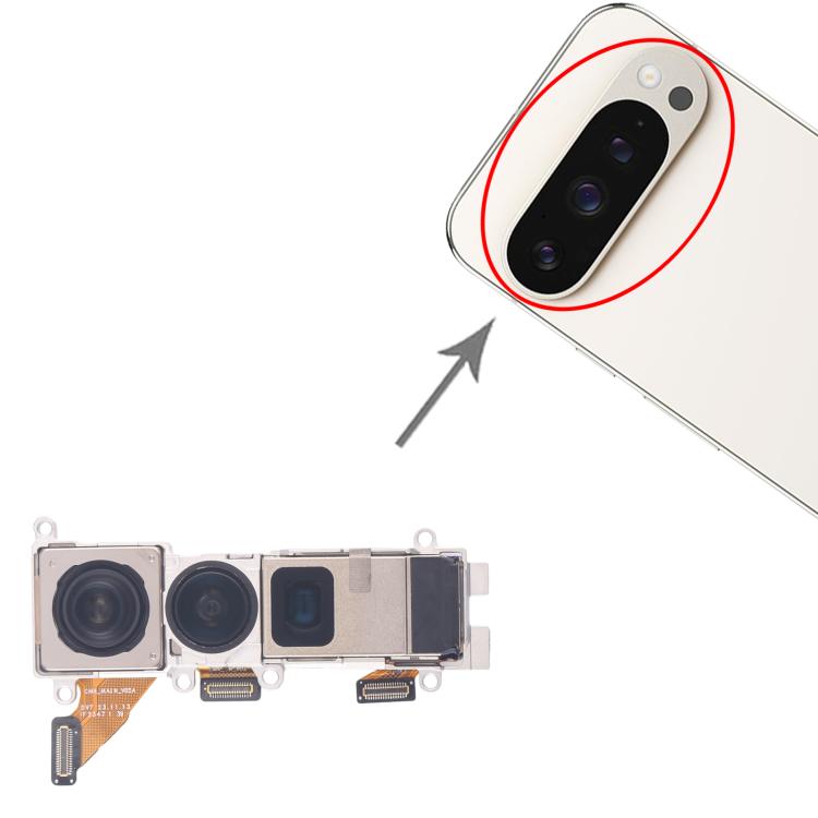 For Google Pixel 9 Pro Original Camera Set (Periscope + Wide + Main Camera) - Camera Parts by buy2fix | Online Shopping UK | buy2fix