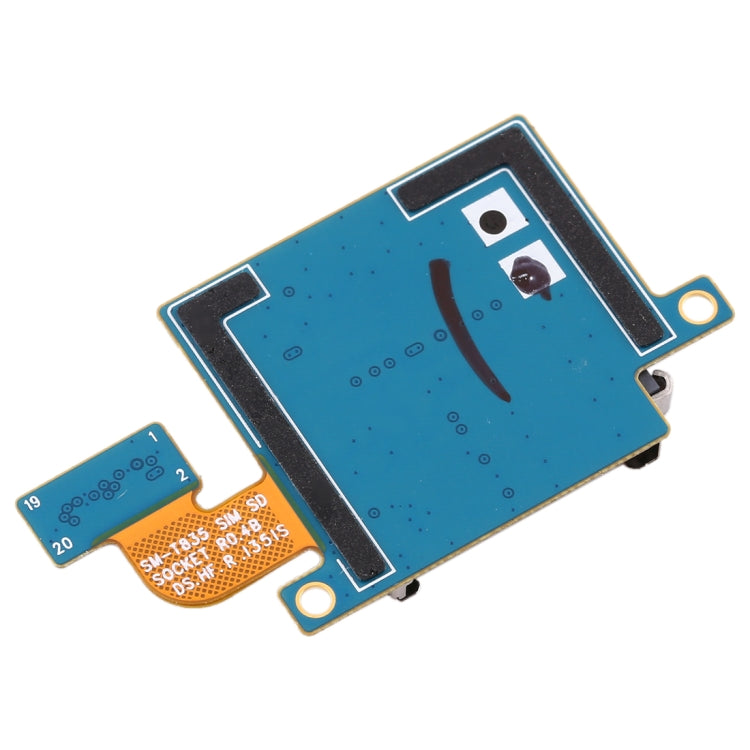 For Galaxy Tab S4 10.5 T835 / T830 SIM Card Holder Socket Flex Cable - Flex Cable by buy2fix | Online Shopping UK | buy2fix