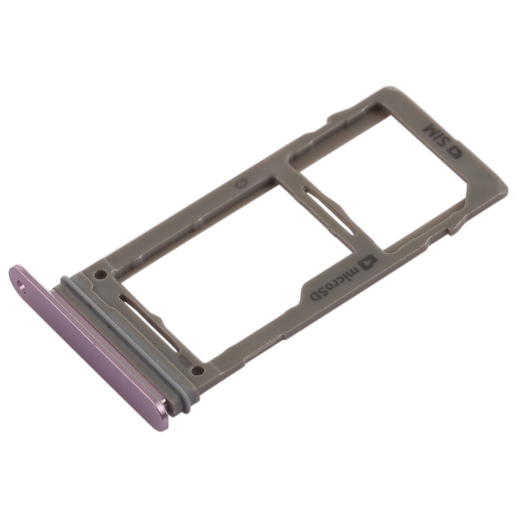 For Galaxy Note9 SIM Card Tray +  Micro SD Card Tray (Purple) - Card Tray by buy2fix | Online Shopping UK | buy2fix