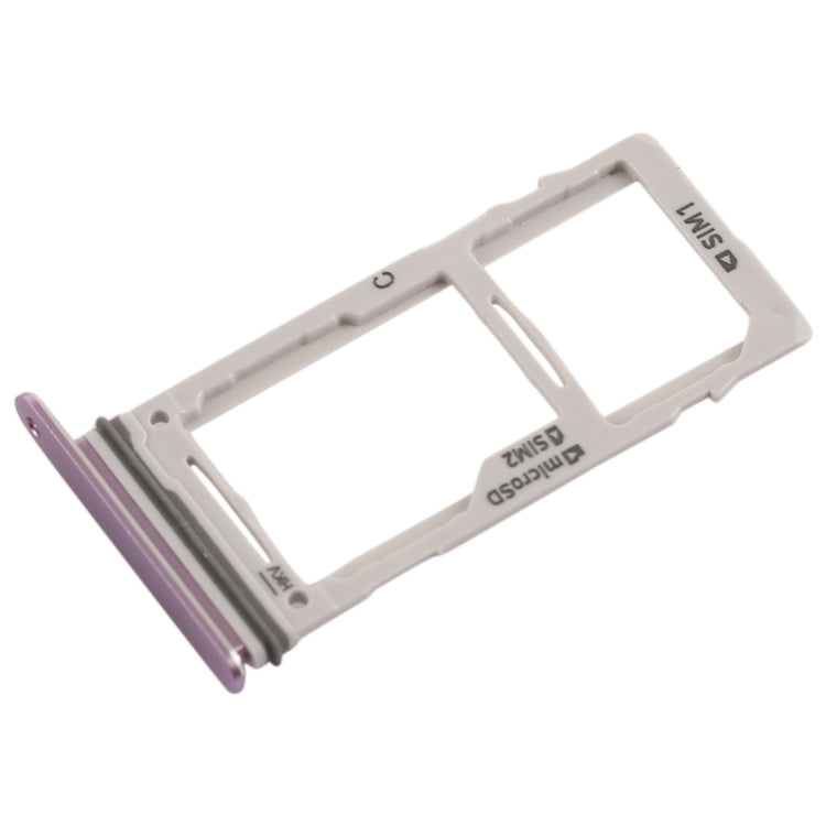For Galaxy Note9 SIM Card Tray + SIM Card Tray / Micro SD Card Tray (Purple) - Card Tray by buy2fix | Online Shopping UK | buy2fix