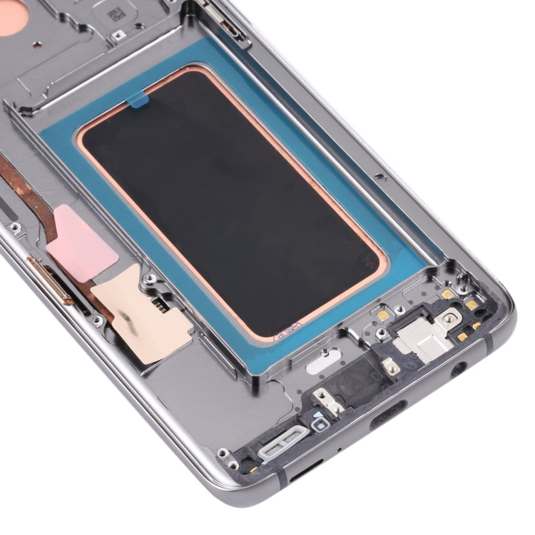 Super AMOLED LCD Screen for Galaxy S9+ / G965F / G965F / DS / G965U / G965W / G9650 Digitizer Full Assembly with Frame (Grey) - LCD Screen by buy2fix | Online Shopping UK | buy2fix