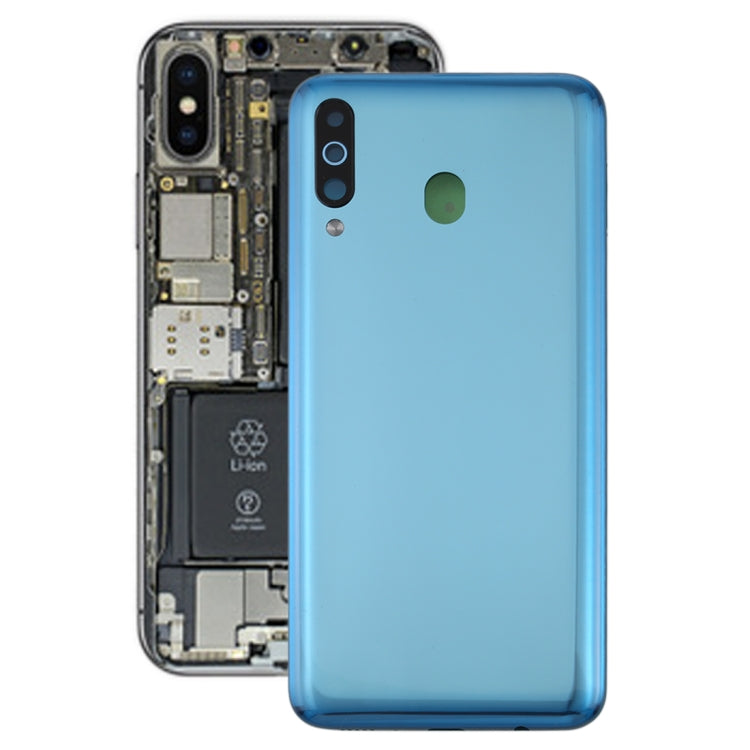 For Galaxy M40s Battery Back Cover (Blue) - Back Cover by buy2fix | Online Shopping UK | buy2fix