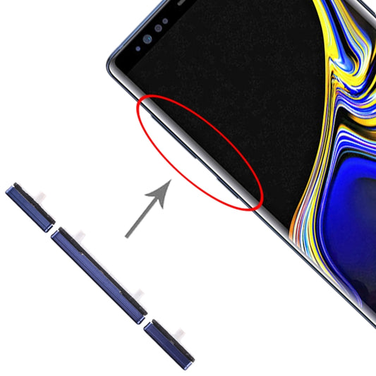 For Galaxy Note 9 10 Set Side Keys(Blue) -  by buy2fix | Online Shopping UK | buy2fix