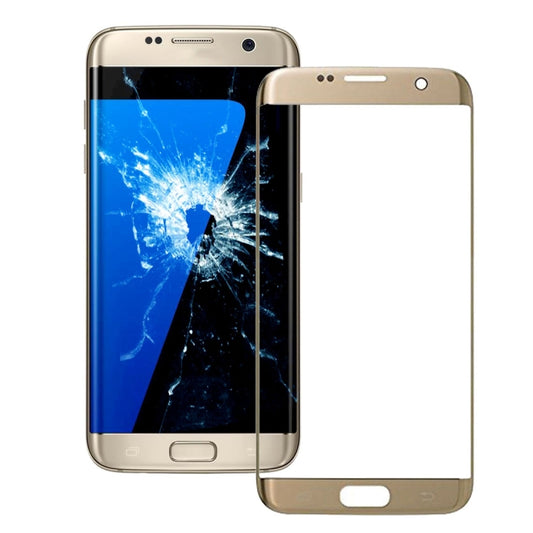 For Galaxy S7 Edge / G935 Original Front Screen Outer Glass Lens (Gold) - Outer Glass Lens by buy2fix | Online Shopping UK | buy2fix