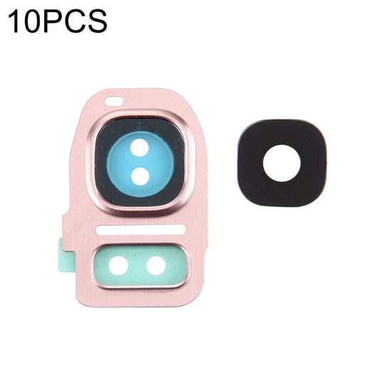 For Galaxy S7 Edge / G935 10pcs Camera Lens Covers (Rose Gold) - Camera Series by buy2fix | Online Shopping UK | buy2fix