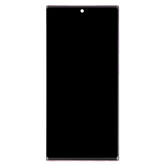 For Samsung Galaxy S23 Ultra 5G SM-S918U US Edition 6.78 inch OLED LCD Screen Digitizer Full Assembly with Frame (Purple) -  by buy2fix | Online Shopping UK | buy2fix