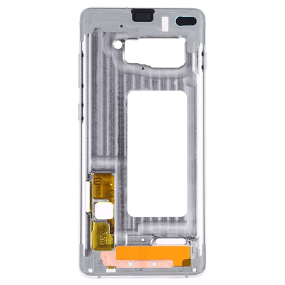 For Samsung Galaxy S10+ Middle Frame Bezel Plate with Side Keys (Silver) - Frame Bezel Plate by buy2fix | Online Shopping UK | buy2fix