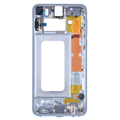 For Samsung Galaxy S10e SM-G970F/DS, SM-G970U, SM-G970W  Middle Frame Bezel Plate with Side Keys (Blue) - Frame Bezel Plate by buy2fix | Online Shopping UK | buy2fix