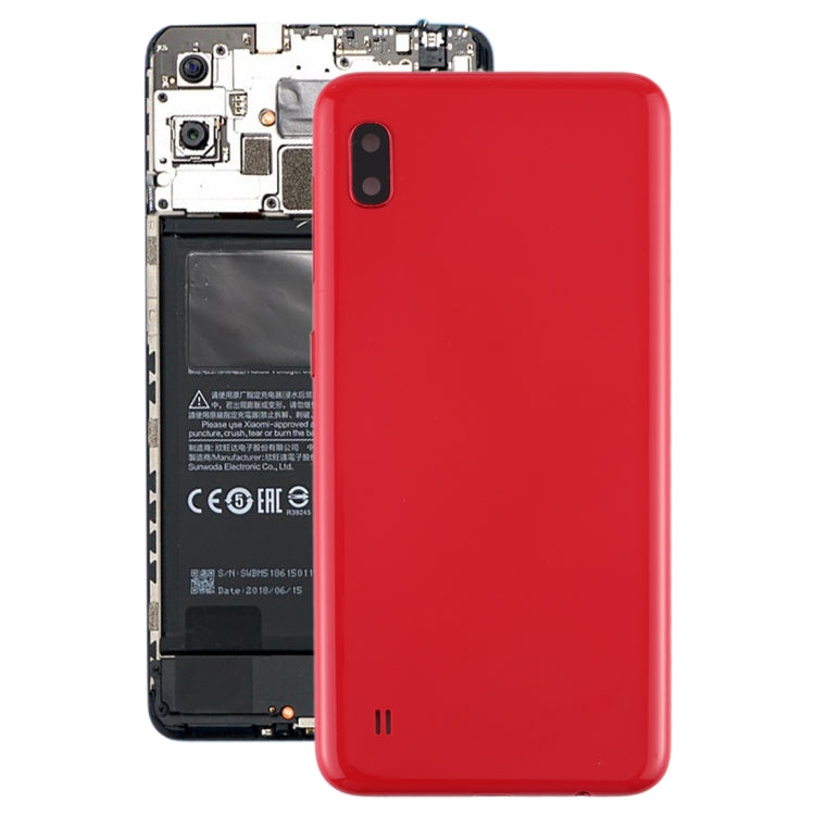 For Galaxy A10 SM-A105F/DS, SM-A105G/DS Battery Back Cover with Camera Lens & Side Keys (Red) - Back Cover by buy2fix | Online Shopping UK | buy2fix