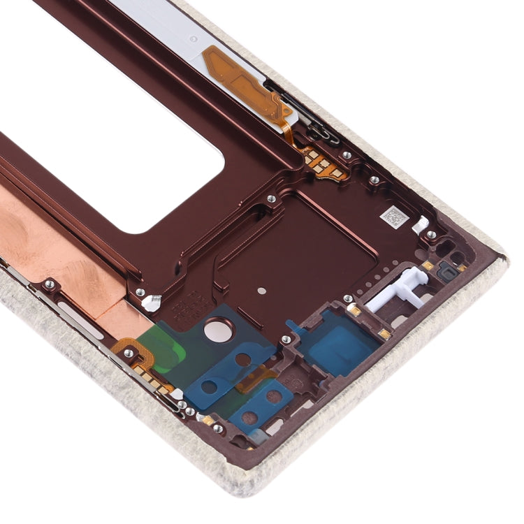 For Samsung Galaxy Note9 SM-N960F/DS, SM-N960U, SM-N9600/DS  Middle Frame Bezel Plate with Side Keys (Gold) - Frame Bezel Plate by buy2fix | Online Shopping UK | buy2fix