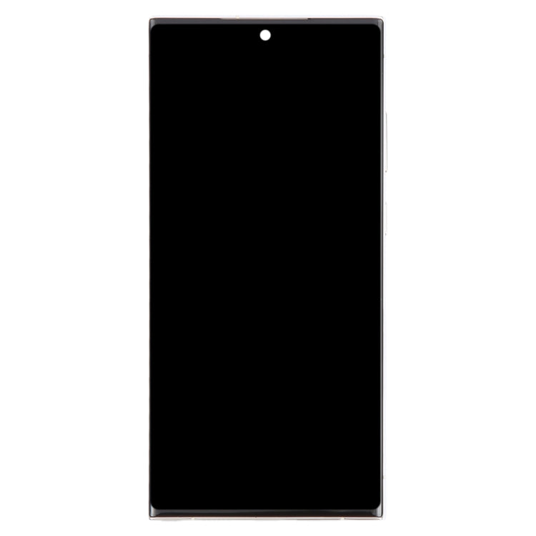 For Samsung Galaxy S23 Ultra 5G SM-S918B EU Edition 6.78 inch OLED LCD Screen Digitizer Full Assembly with Frame (Silver) - by buy2fix | Online Shopping UK | buy2fix