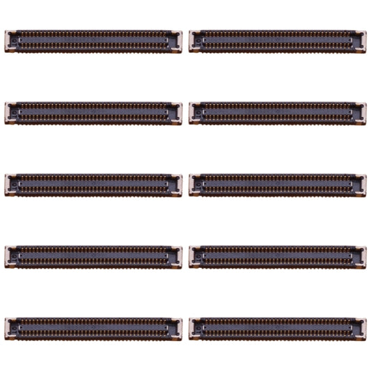 For Samsung Galaxy A80 10pcs Motherboard LCD Display FPC Connector - FPC Connector by buy2fix | Online Shopping UK | buy2fix