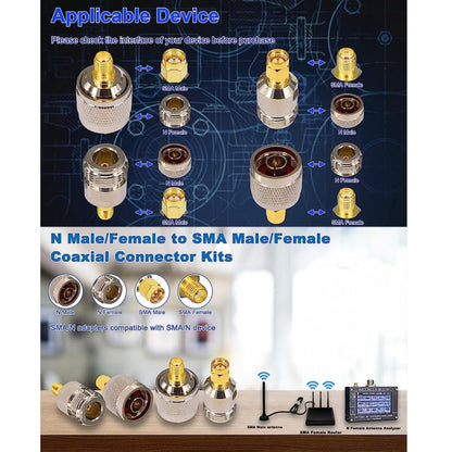 4 in 1 SMA To N RF Coaxial Connector Adapter by buy2fix