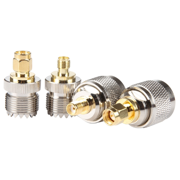 4 in 1 UHF To SMA RF Coaxial Connector Adapter by buy2fix