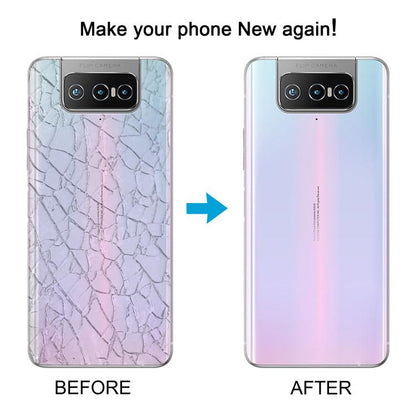 Glass Battery Back Cover for Asus Zenfone 7 ZS670KS - Back Cover by buy2fix | Online Shopping UK | buy2fix