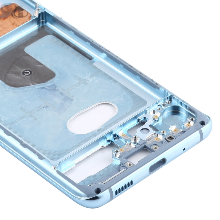 For Samsung Galaxy S20  Middle Frame Bezel Plate (Blue) - Frame Bezel Plate by buy2fix | Online Shopping UK | buy2fix