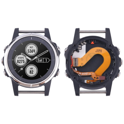 LCD Screen and Digitizer Full Assembly With Frame for Garmin Fenix 5S Plus Sapphire Version(Silver) - For Garmin by buy2fix | Online Shopping UK | buy2fix