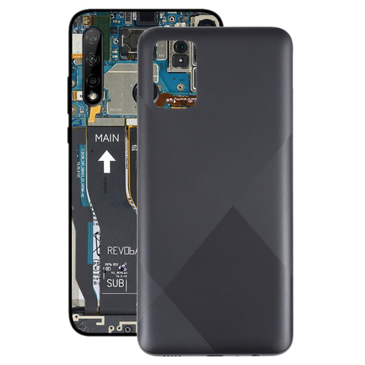 For Samsung Galaxy A02s SM-A025F Battery Back Cover (Black) - Back Cover by buy2fix | Online Shopping UK | buy2fix