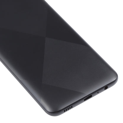 For Samsung Galaxy A02s SM-A025F Battery Back Cover (Black) - Back Cover by buy2fix | Online Shopping UK | buy2fix