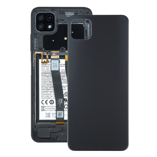 For Samsung Galaxy A22 5G Battery Back Cover (Black) - Back Cover by buy2fix | Online Shopping UK | buy2fix