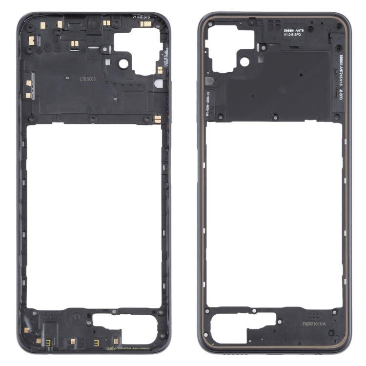 For Samsung Galaxy A22 5G Middle Frame Bezel Plate (Black) - Frame Bezel Plate by buy2fix | Online Shopping UK | buy2fix