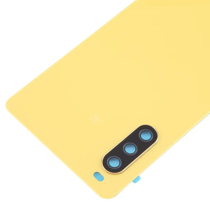 For Sony Xperia 10 III Battery Back Cover(Yellow) - Back Cover by buy2fix | Online Shopping UK | buy2fix