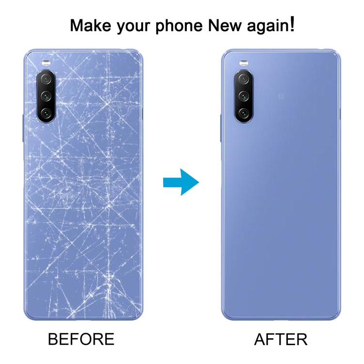 For Sony Xperia 10 III Battery Back Cover(Yellow) - Back Cover by buy2fix | Online Shopping UK | buy2fix